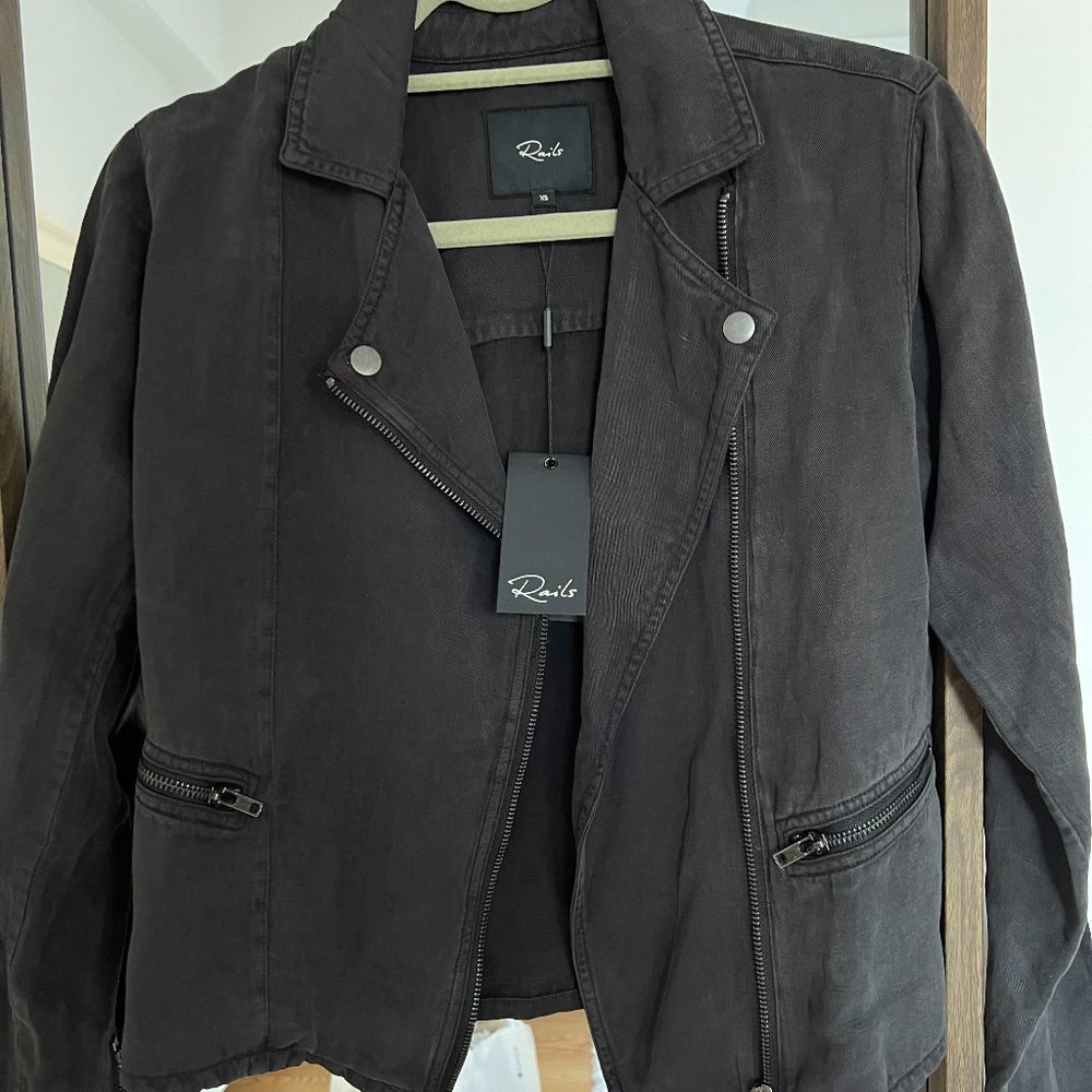 Rails Moto Jacket, Coal - Never Worn, Tags On